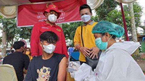 Bantu Capai Herd Immunity Di Deli Serdang, BIN Vaksin 2.000 Warga Sunggal