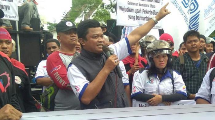 Willy Agus Utomo Ketua FSPMI Sumut