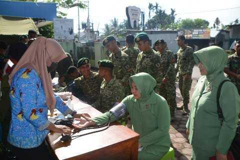 Peringati Hari Juang TNI AD, Kodim Mimika Gelar Donor Darah