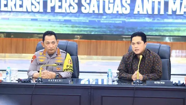 Kapolri dan Ketum PSSI 