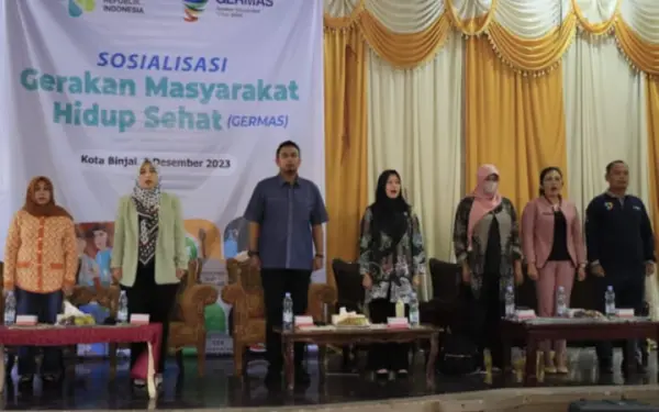 Sosialisasi GERMAS di Binjai 