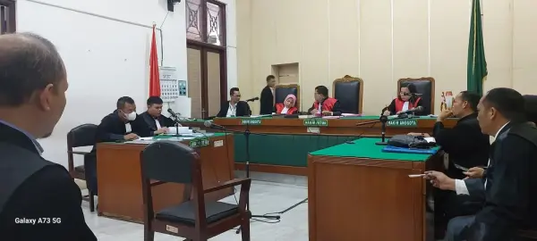 Persidangan di PN Tipikor Medan