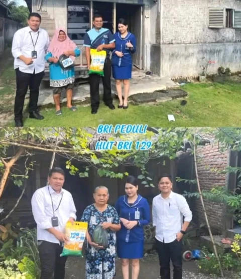 Kegiatan bakti sosial BRI Stabat 