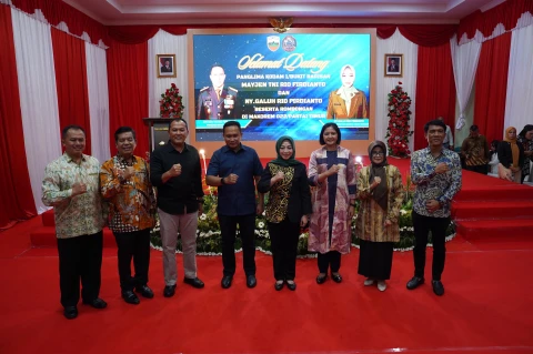 dr Susanti Dewayani SpA menghadiri silaturahmi ramah tamah Pangdam I/BB Mayjen TNI Rio Firdianto