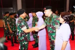 Panglima TNI Terima Laporan Korps Kenaikan Pangkat 16 Perwira Tinggi