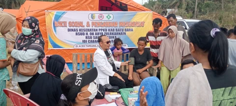 Pemkab Batu Bara Utus Tenaga Medis ke Aceh Tamiang, Peran Tenaga Medis Disambut Danramil 07/KJM