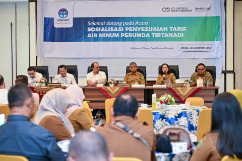 Sosialisasikan Rencana Perubahan Tarif Air, Perumda Tirtanadi Turunkan Harga untuk MBR