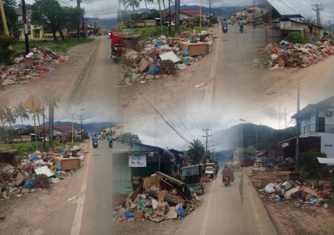 DLH Tapteng Dianggap Minim Inisiatif Soal Sampah Sisa Bencana Ancam Kesehatan Warga
