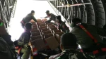 TNI Dropping Logistik dengan Metode Airdrop di Gayo Lues