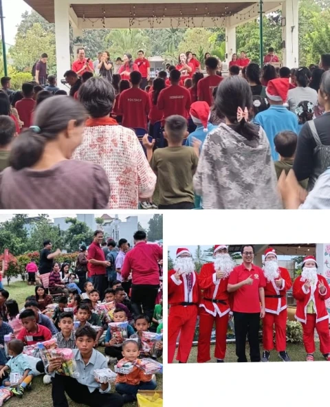 GMI Gratia Merak Jingga Gelar Natal Bersama Anak Panti Asuhan